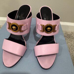 Versace Backless Heels, Size 39